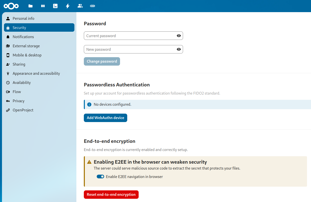Setup a new browser session step 2