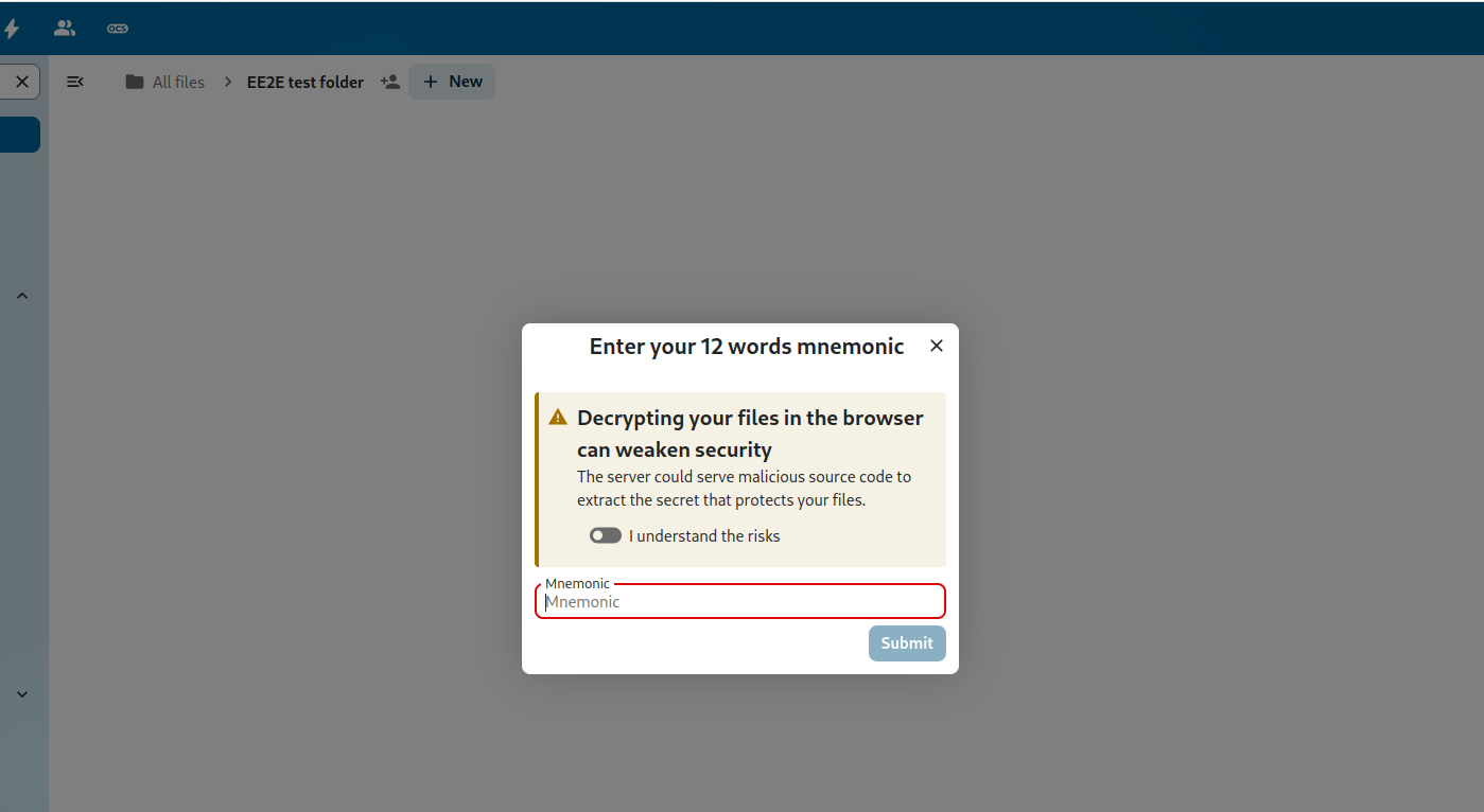 Setup a new browser session step 3