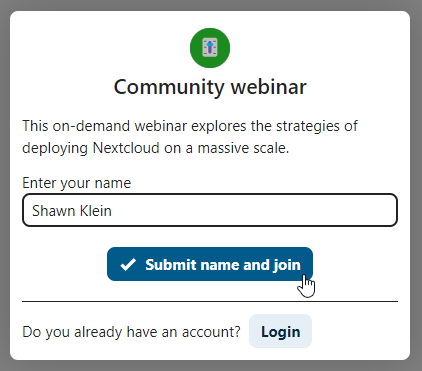 Talk guest view showing a public conversation without signing in
