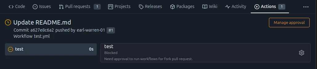 run pending approval link